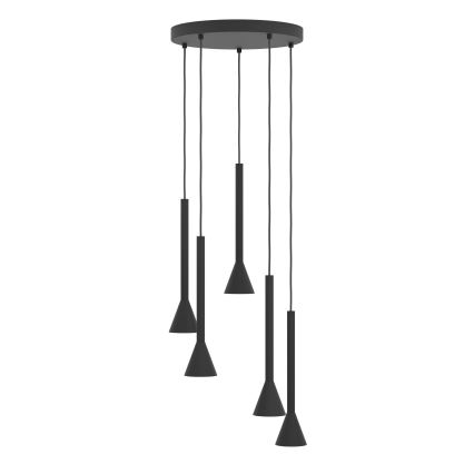 Eglo - LED Csillár zsinóron 5xGU10/5W/230V