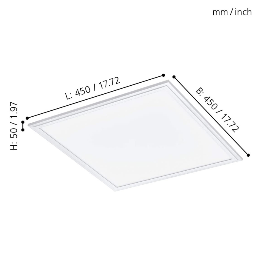 Eglo - LED RGB Dimmerelhető SALOBRENA-C lámpatest 1xLED/24W/230V + távirányító