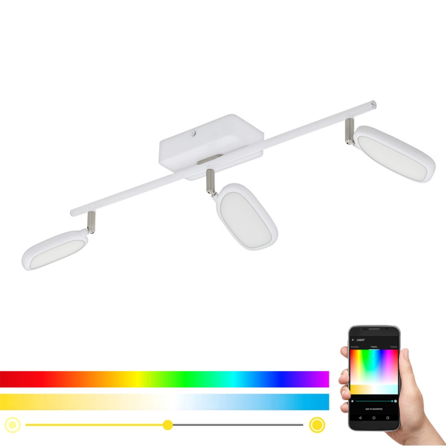 Eglo - LED RGB beépíthető lámpa PALOMBARE-C 3xLED/5W/230V