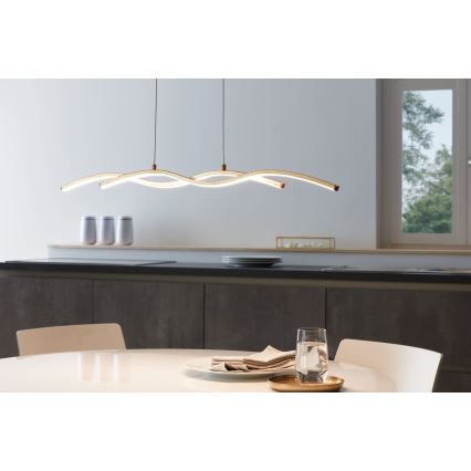Eglo - LED Csillár zsinóron 2xLED/8,5W/230V