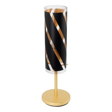 Eglo 97769 - Asztali lámpa PINTO NERO 1 1xE27/60W/230V