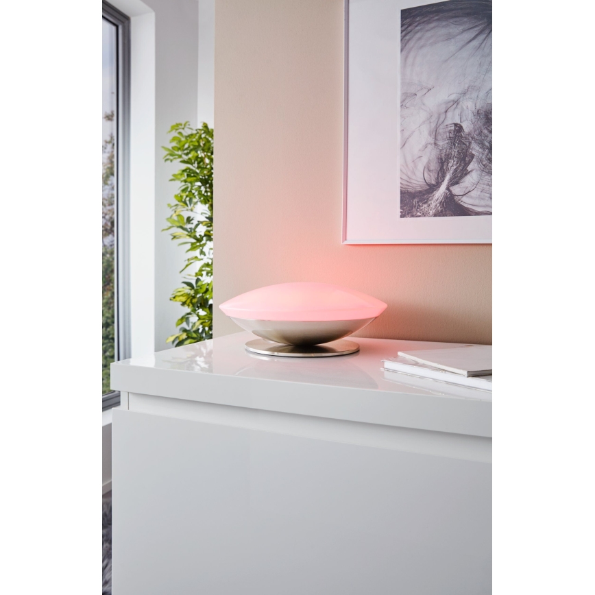 Eglo 97813 - RGB LED, fényerőszabályozható asztali lámpa FRATTINA-C LED/18W/230V