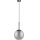 Eglo 97847 - TINDARI függeszték 1xE27/28W/230V fekete/füst