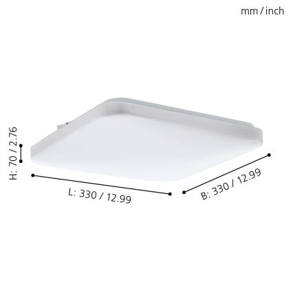 Eglo - LED Mennyezeti lámpa LED/14,6W/230V
