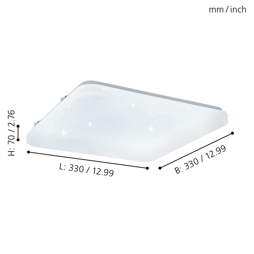 Eglo - LED mennyezeti lámpa LED/14,6W/230V