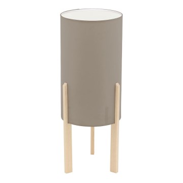 Eglo 97893 - CAMPODINO asztali lámpa, 1xE27/60W/230V, 400 mm magas, taupe