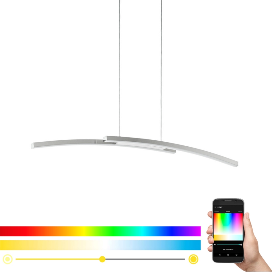 Eglo 97911 - LED RGB dimmelhető függeszték kábelen FRAIOLI-C LED/34W/230V