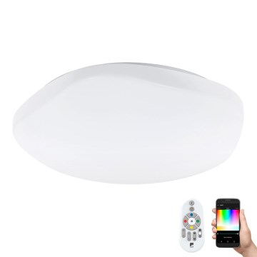 Eglo 97921 - LED RGB dimmelhető mennyezeti lámpatest TOTARI-C LED/34W/230V + távirányítóval