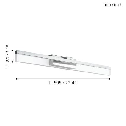 Eglo - LED Fali lámpa LED/10W/230V