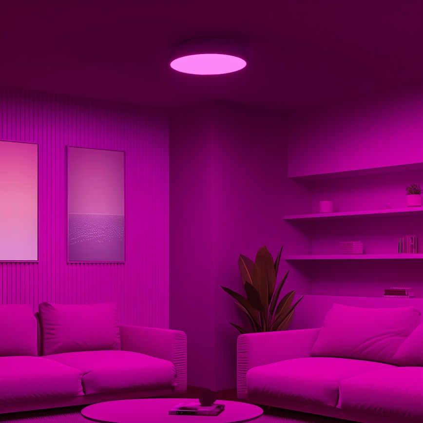 Eglo 98045 - LED RGB fényerőszabályozható mennyezeti lámpatest RIODEVA-C LED/27W/230V