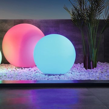 Eglo 98105 - LED RGBW kültéri lámpatest MONTEROLO-C, LED 9W, 230V, IP65, átm. 300 mm