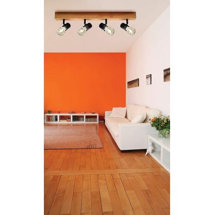 Eglo - Spotlámpa TOWNSHEND 4xE27/60W/230V