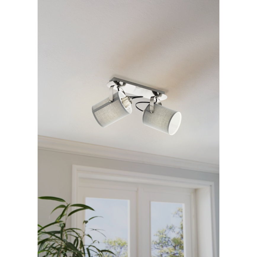 Eglo 98139 - VILLABATE irányítható spotlámpa 2xE27/10W/230V