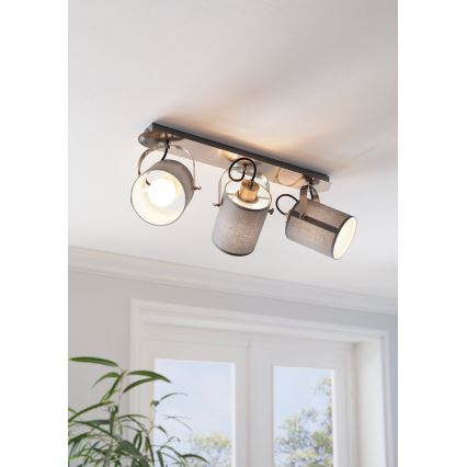 Eglo 98141 - VILLABATE 3xE27/10W/230V spotlámpa