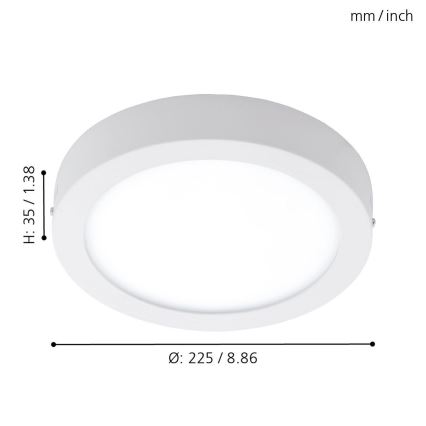 Eglo 98171 - LED dimmelhető kültéri lámpatest ARGOLIS-C LED/16,5W/230V IP44