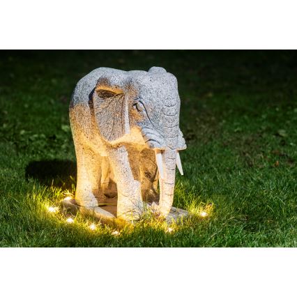 Eglo - LED kültéri dekoratív fényfüzér, 9 LED, 10 m, IP65, meleg fehér