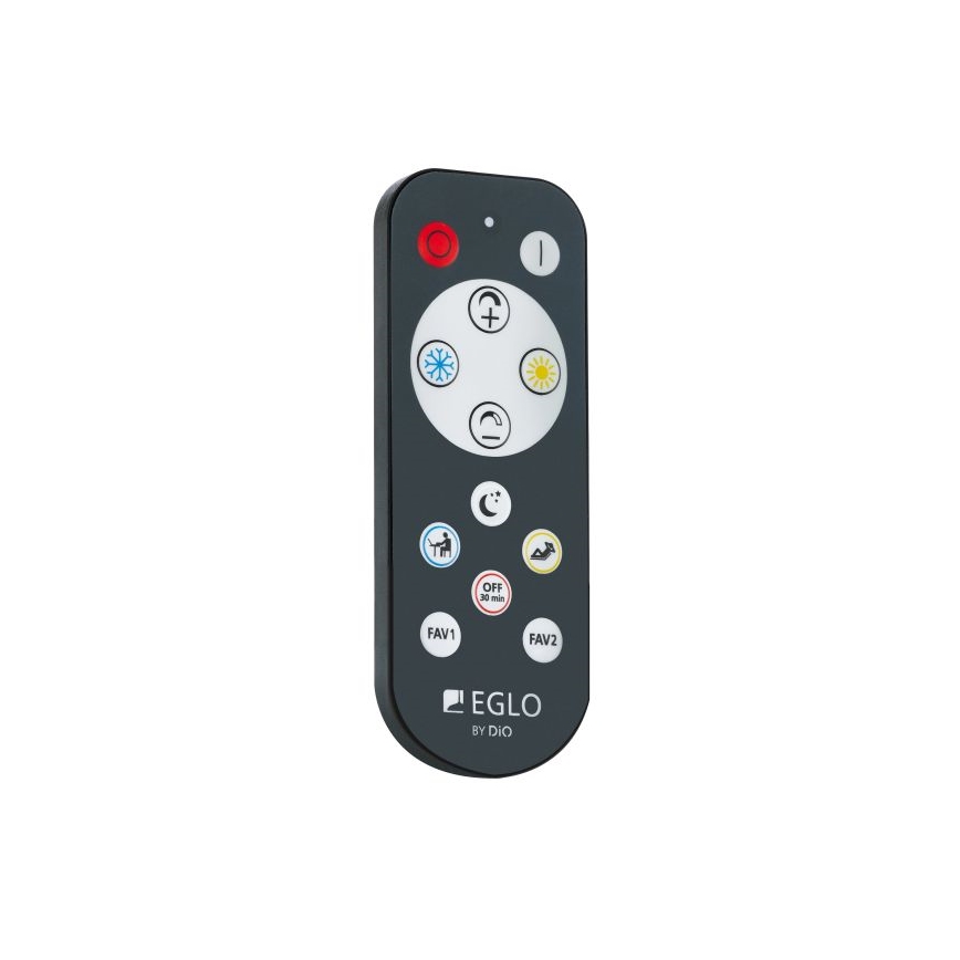 Eglo 98228 - SILERAS-A LED dimmelhető mennyezeti lámpatest, LED/36W/230V, átm. 60 cm + távirányítóval