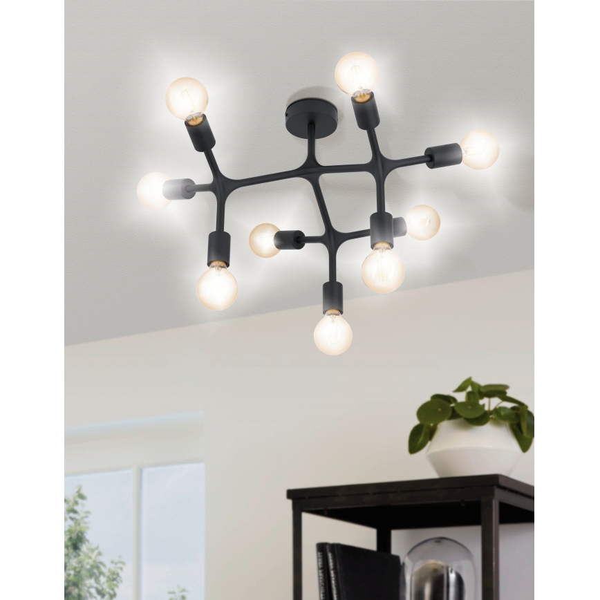 Eglo - Csillár 9xE27/60W/230V