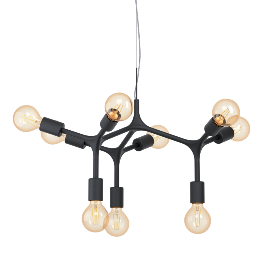 Eglo - Csillár zsinóron 9xE27/60W/230V