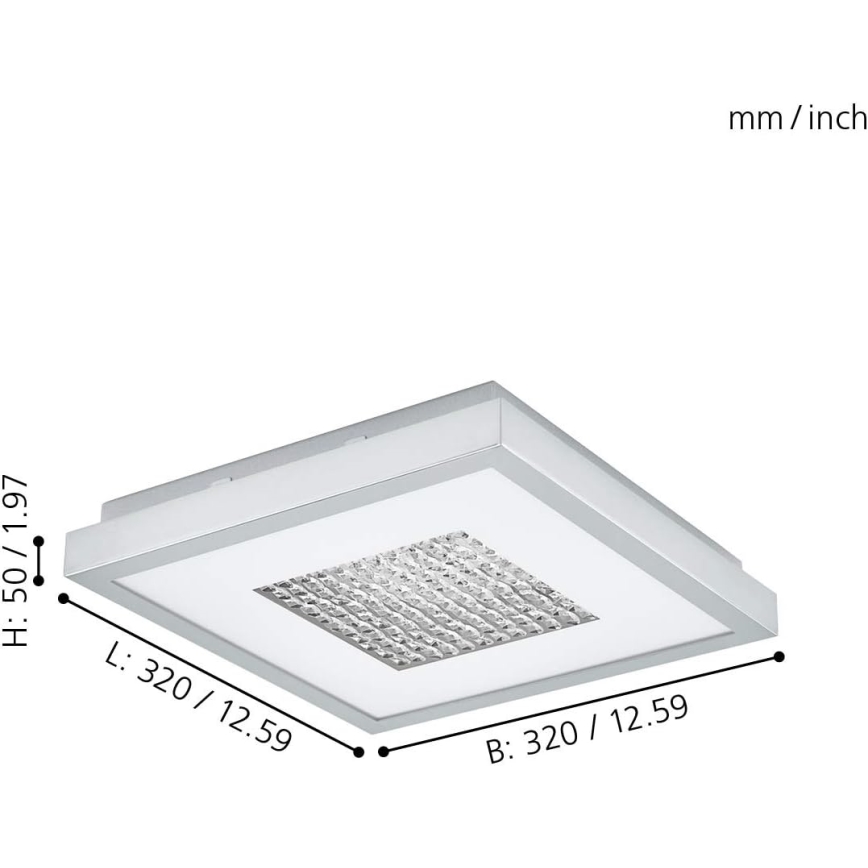 Eglo 98369 - Dimmelhető LED mennyezeti lámpa PESCATE LED/24W/230V