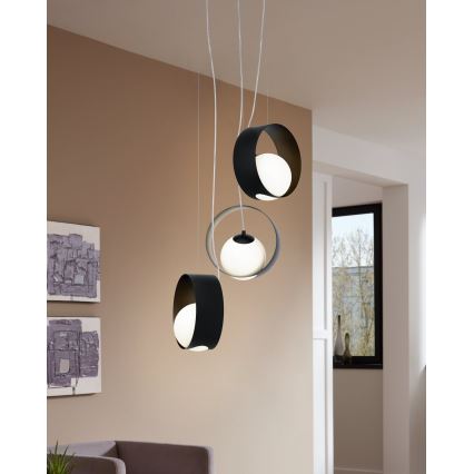 Eglo 98441 - CAMARGO kábeles függeszték 3xE14/40W/230V