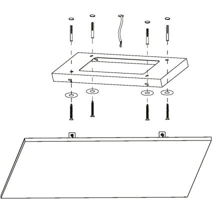 Eglo - LED RGB fényerő-szabályozós mennyezeti lámpa TURCONA-C LED/30W/230V + RC