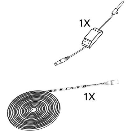 Eglo - LED szalag LED/18,5W/230V/24V 5m
