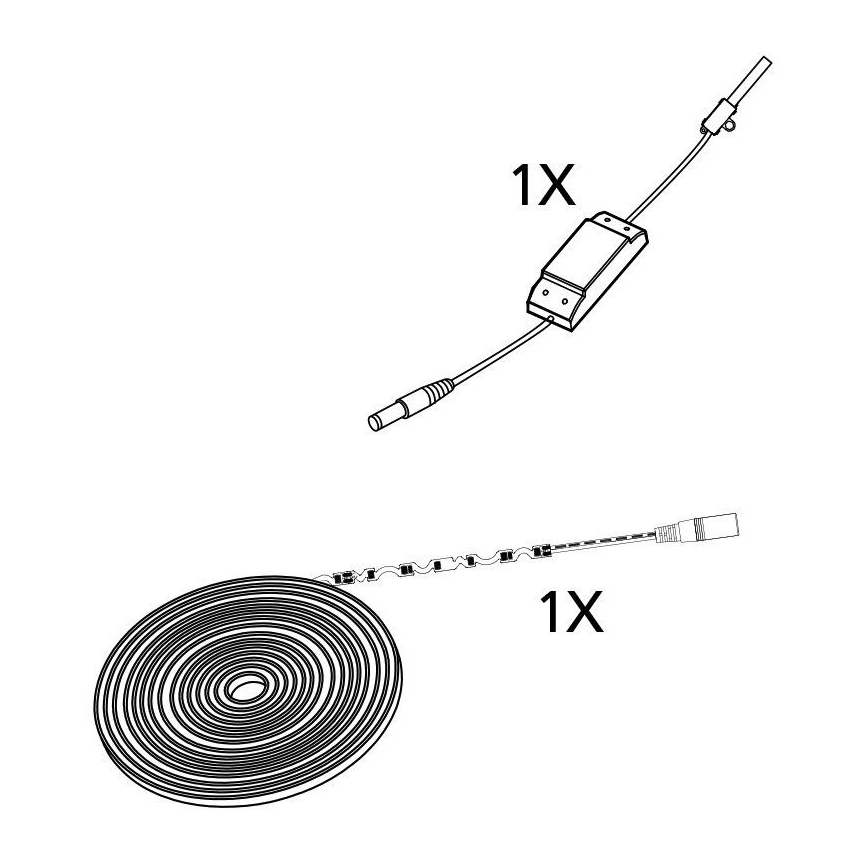 Eglo - LED szalag LED/18,5W/230V/24V 5m