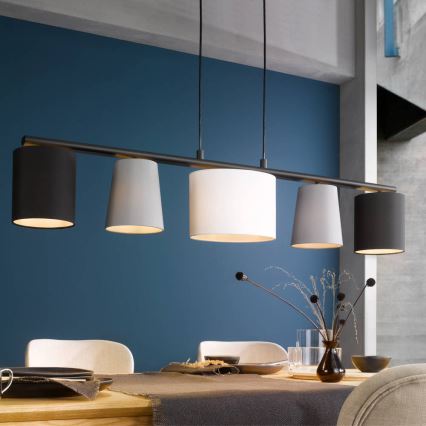 Eglo - Csillár zsinóron 5xE14/25W/230V