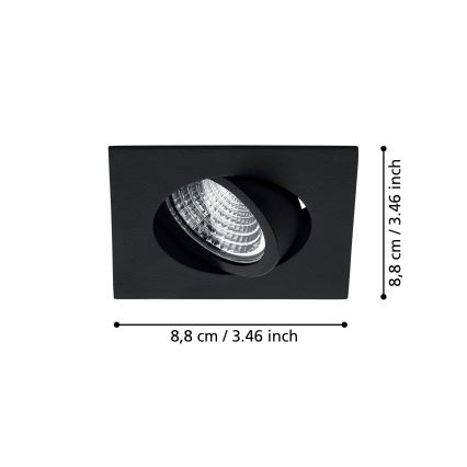 Eglo - LED Dimmelhető beépíthető lámpa LED/6W/230V