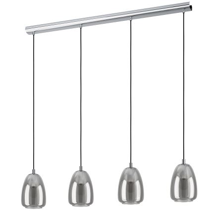 Eglo - Csillár zsinóron 4xE27/40W/230V