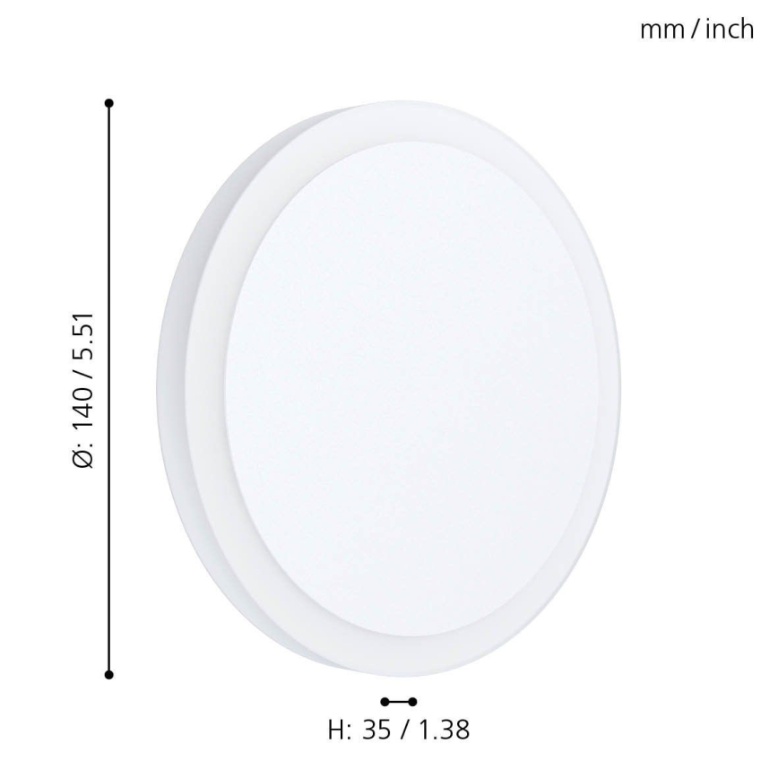 Eglo - LED Mennyezeti lámpa LED/5,4W/230V