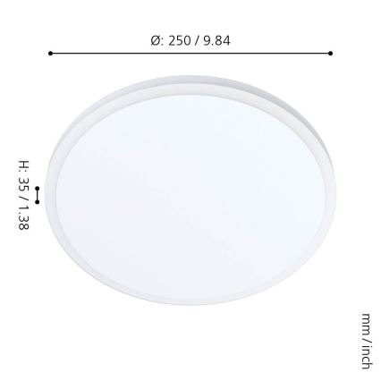 Eglo - LED Mennyezeti lámpa LED/11,4W/230V