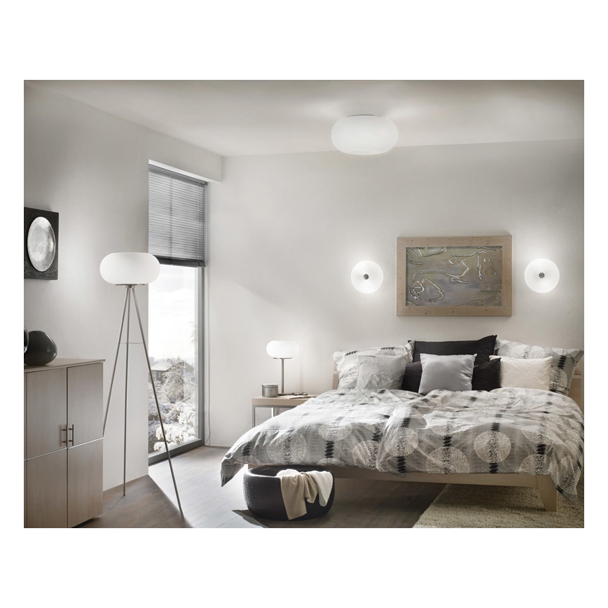 Eglo - LED RGB állítható fényerejű asztali lámpa OPTICA-C LED/16W/230V átm. 27,5 cm
