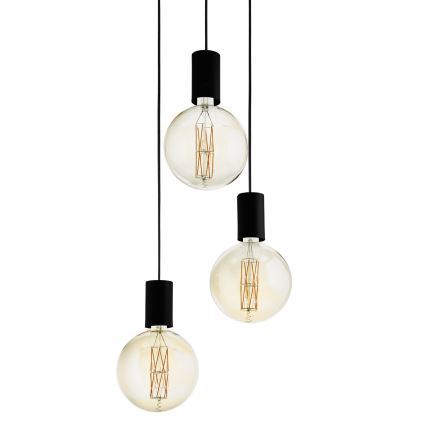 Eglo - Csillár zsinóron 3xE27/40W/230V