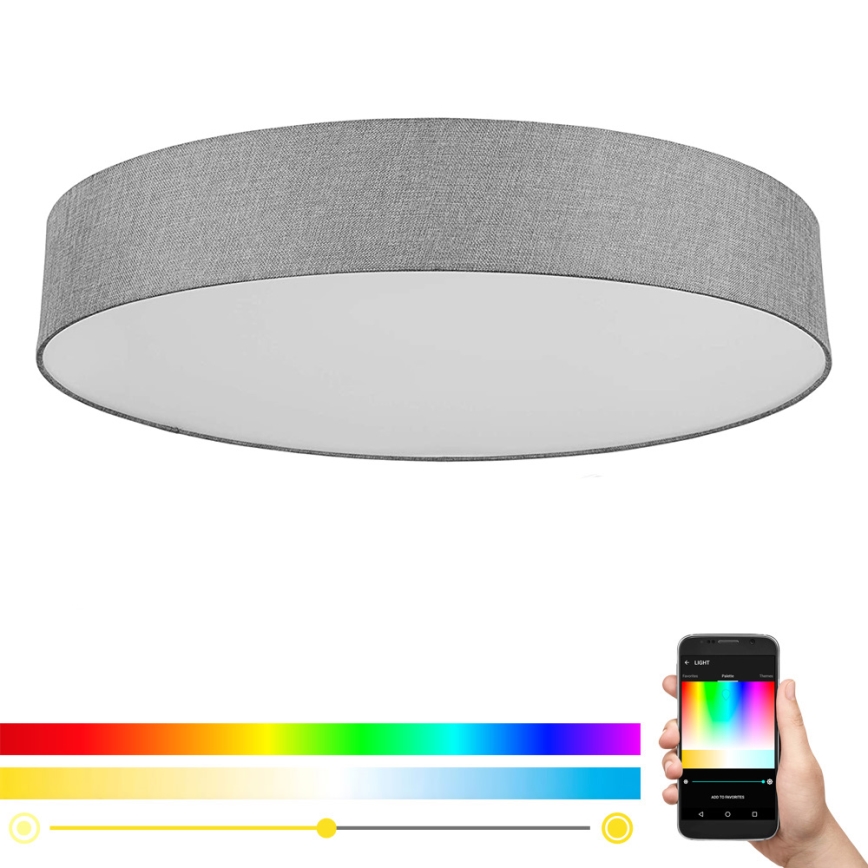 Eglo - LED RGBW Dimmelhető mennyezeti lámpa ROMAO-C LED/45W/230V + távirányítás