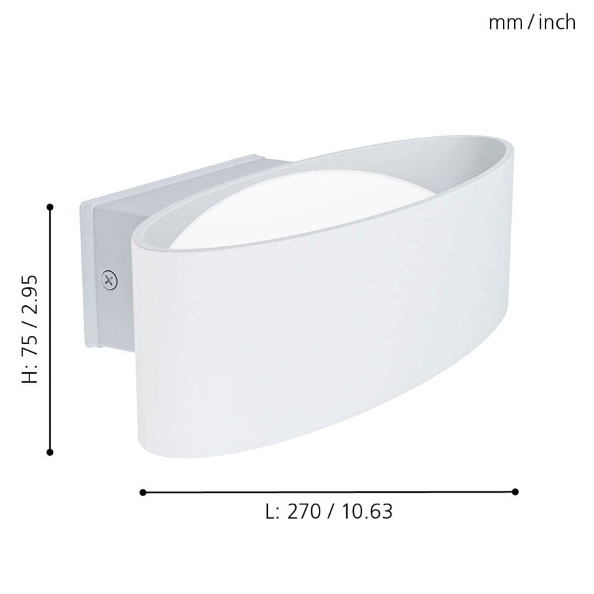 Eglo - LED Kültéri fali lámpa LED/10W/230V IP44