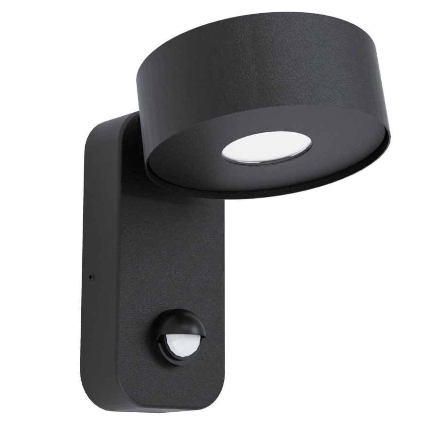 Eglo - LED kültéri fali lámpa érzékelővel LED / 6W / 230V IP44