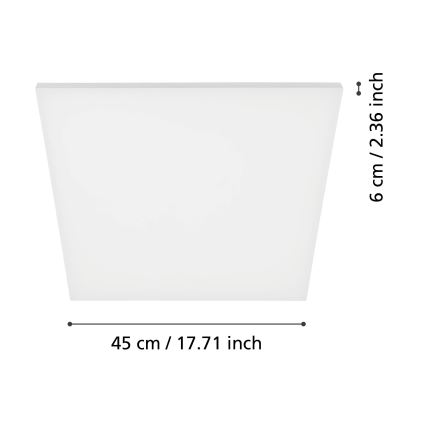 Eglo - LED Mennyezeti lámpa LED/20W/230V