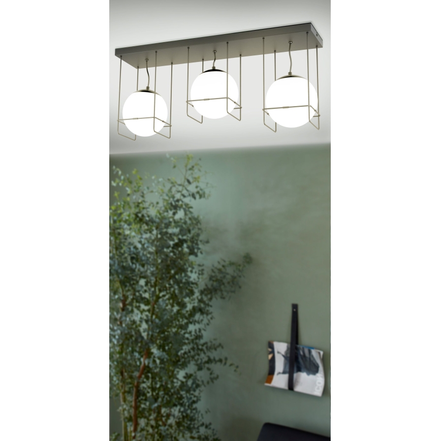 Eglo 99021 - VERSUOLA mennyezeti lámpatest 3xE27/40W/230V