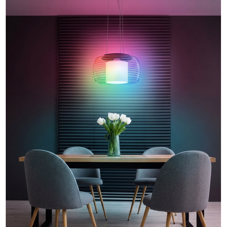 Eglo - LED RGB Fényerőszabályzós függeszték kábellel BRIAGLIA-C LED/24,8W/230V