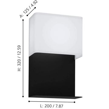 Eglo - LED Fali lámpa LED/5,4W/230V