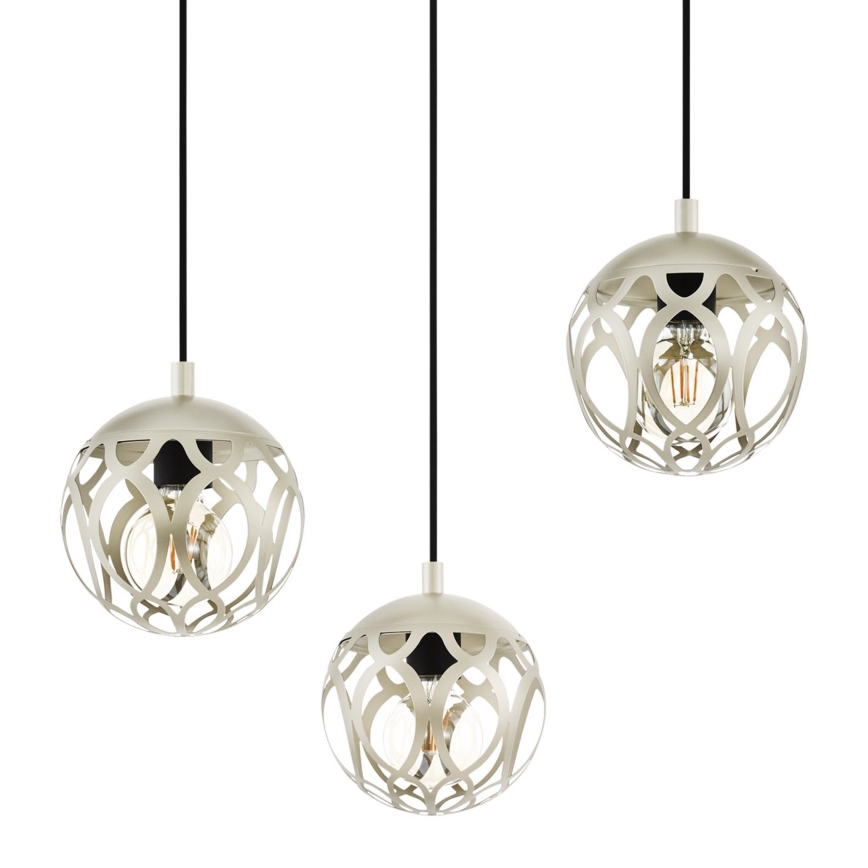 Eglo - Csillár zsinóron 3xE27/60W/230V