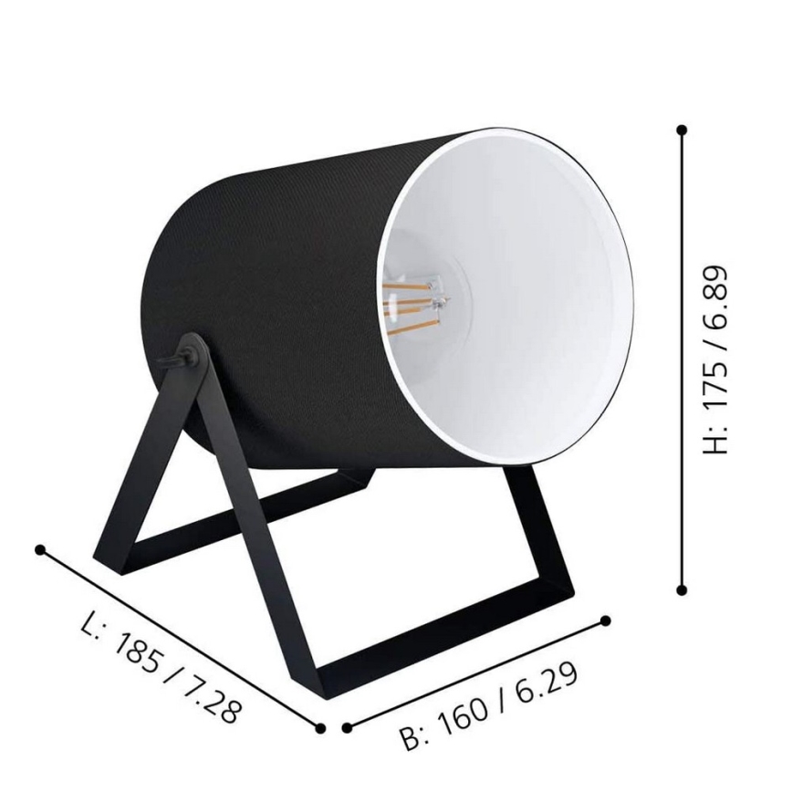 Eglo - Asztali lámpa 1xE27/25W/230V