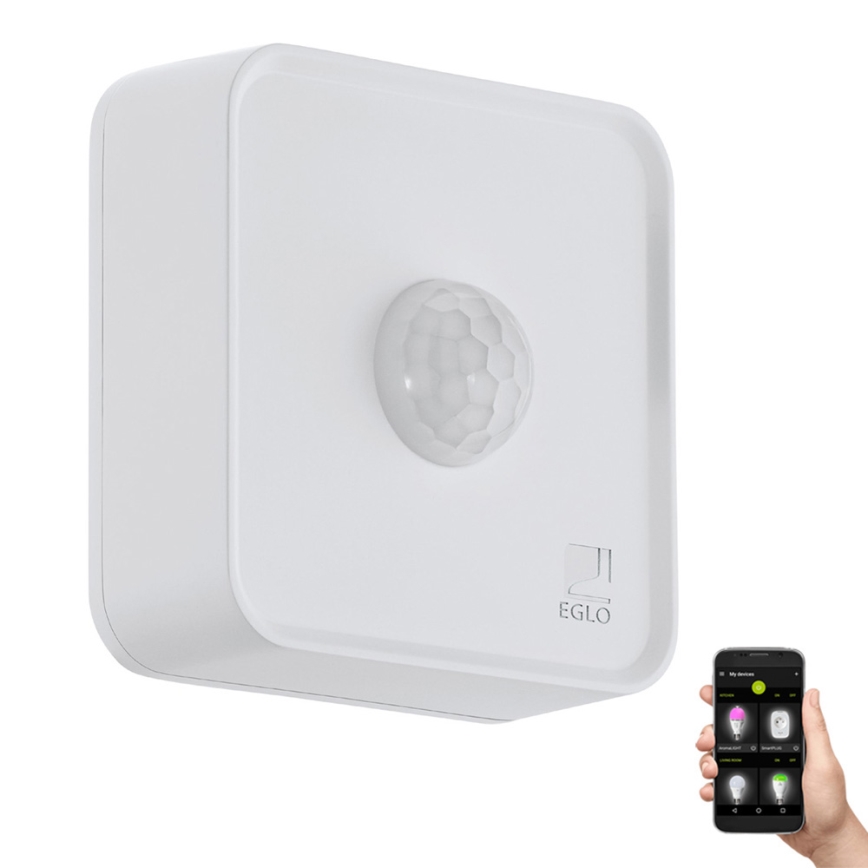 Eglo - Kültéri mozgás- és alkonyérzékelő IP44 ZigBee
