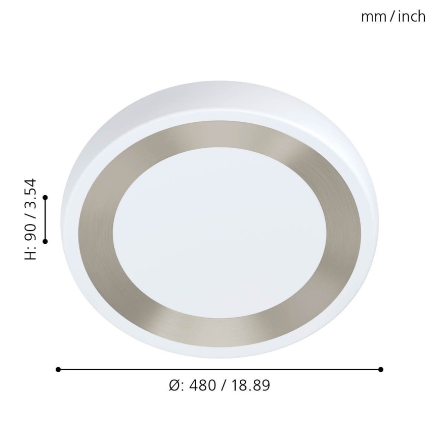 Eglo - LED Mennyezeti lámpa LED/22W/230V