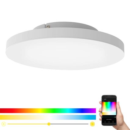 Eglo - LED RGB dimmelhető mennyezeti lámpa ROMAO-C LED / 33W / 230V + távirányító