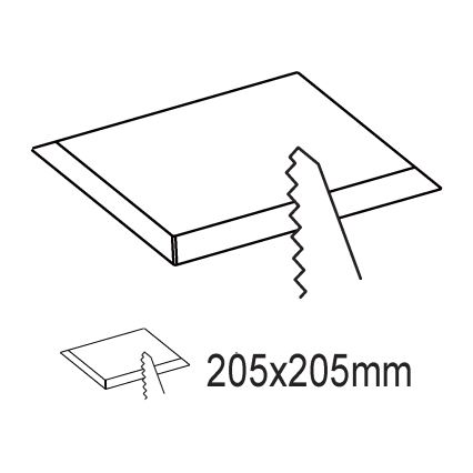 Eglo - LED beépíthető mennyezeti lámpa LED/16,5W/230V 21,6x21,6 cm