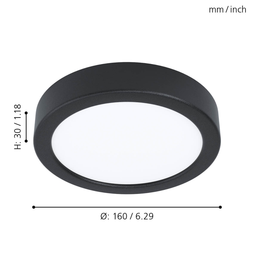 Eglo - LED mennyezeti lámpa LED/10,5W/230V, átmérő 16 cm