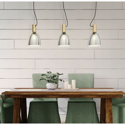 Eglo - Csillár zsinóron 3xE27/40W/230V